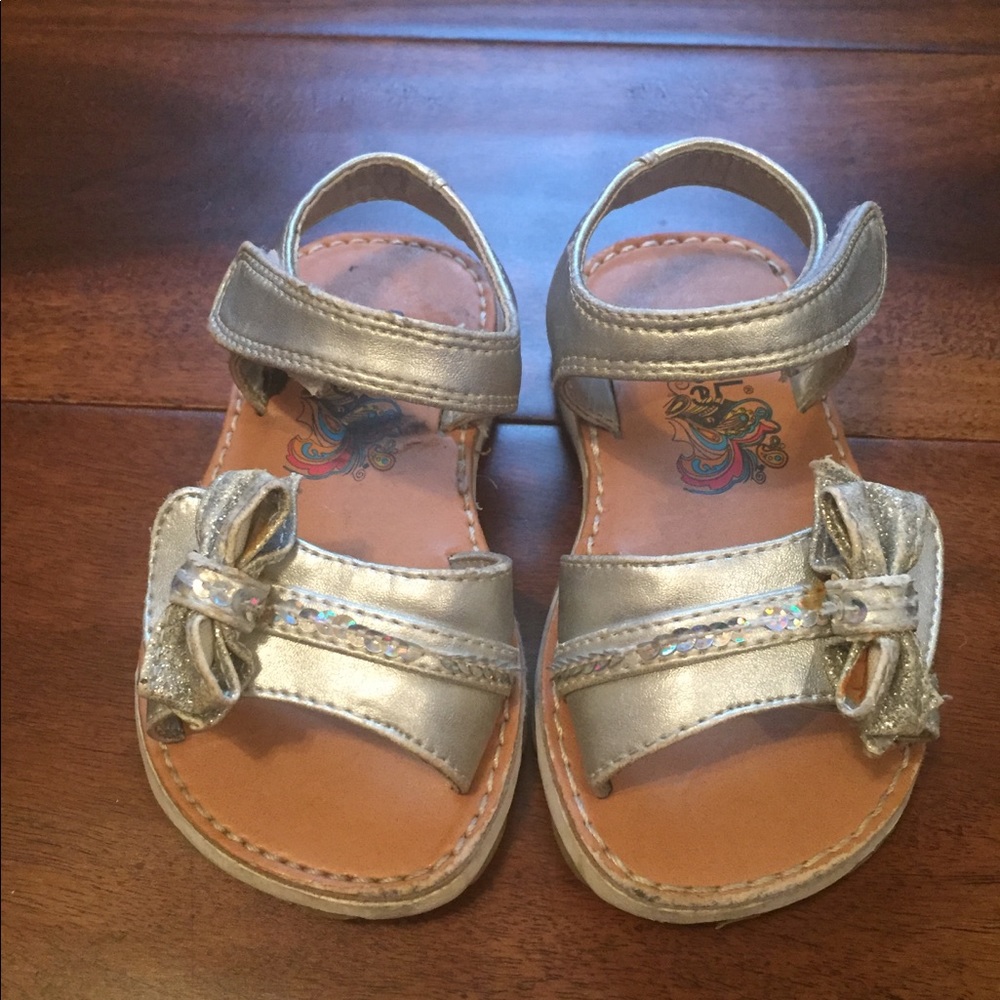 Size 5 silver sandals